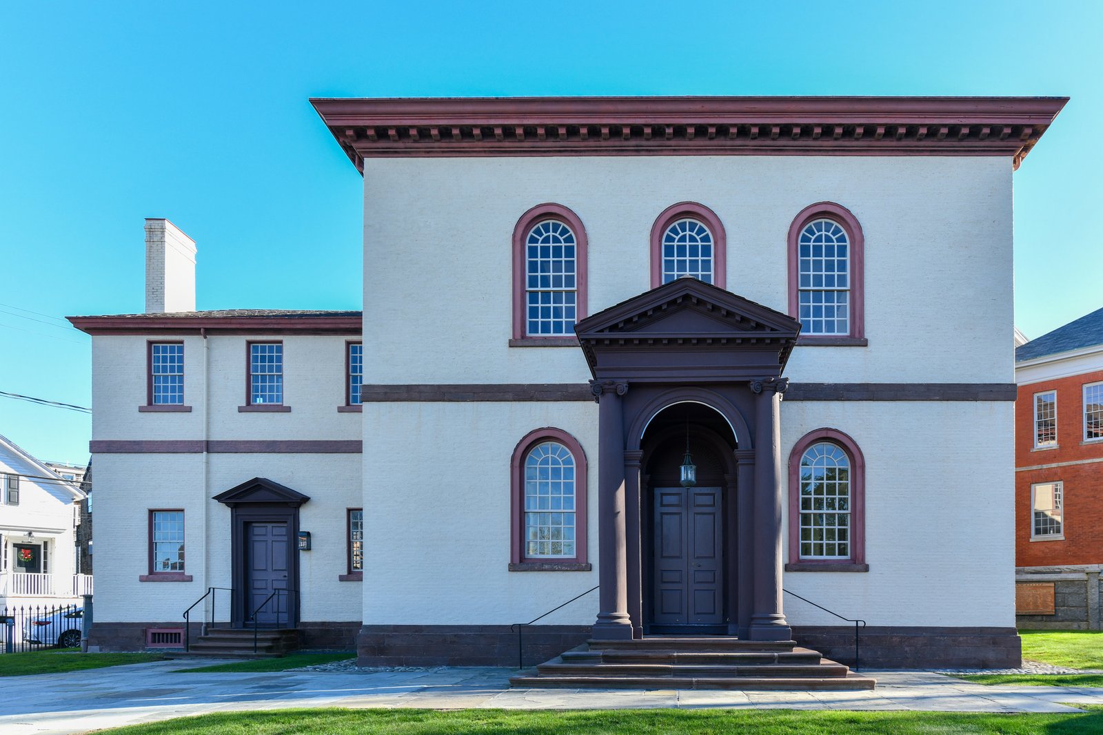 Touro Synagogue, America's oldest synagogue, in Newport, Rhode Island.