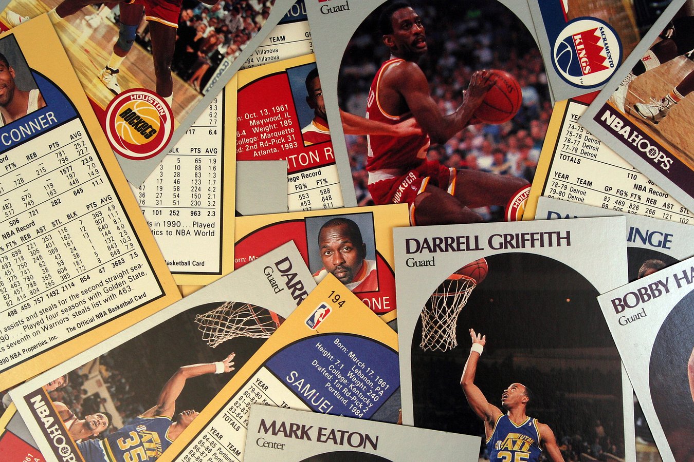 A Scattered Collection of Vintage Basketball Cards
